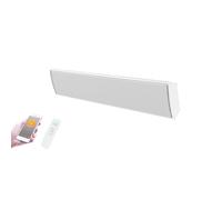Radi8 Industries Far Infrared Electric Bar Heaters White | Low Energy Wall Mounted, With Remote/Wifi/Thermostat, (1116 x 220 x 80mm) 3.28ft-1800w (220-240V/50Hz), UK-Brand