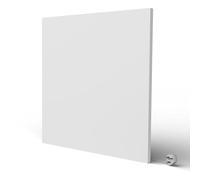Radi8 Industries Far Infrared Electric Panel Heater | Frameless, Low Energy Wall Mounted, Without Wifi/Remote/Thermostat, (600x600x25) 350W (220-240V/50Hz), UK-Brand