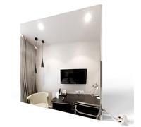 Radi8 Industries Far Infrared Electric Panel Heater | Rectangular Mirror, Low Energy Wall Mounted, Without Wifi/Remote/Thermostat, (1000x600x12) 580W (220-240V/50Hz), UK-Brand
