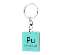Radiacode Funny Physics Gifts for Enthusiasts and Nuclear Nerds Glow in the Dark Keychain Science Accessories Cool Present