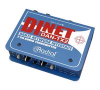 Radial DiNET DAN-TX2 2-channel Dante network transmitter