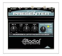 RADIAL ENGINEERING - PRESENTER Compact Mixer, Combines a Microphone Preamp and USB Input, Latest Generation Interface