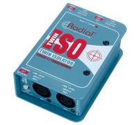 Radial Twin-Iso Passive 2-Channel Line Isolator w. Jenson Transformers