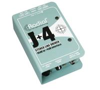 Radial J+4 Balanced -10dB to +4dB Signal Driver