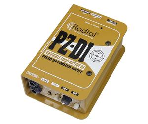 Radial PZ-DI Orchestral DI Active DI-Box - for Piezo Pickups - DI Box