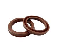 Radial Shaft Seal Gasket,ID 4-26MM, Fluorine Rubber Shaft Piston Rod Single Lip U-Shaped Cup,for hydraulic cylinder,5pcs(10x20x5)