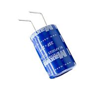 Radial Terminal Supercapacitor with 2.7 V 25 F, Bend feet | Two Radial Terminals At the Same End, Clear Voltage and Capacitance, Energy Storage for Electronic Circuit Designs