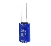Radial Terminal Supercapacitor with 2.7 V 25 F, Long feet | Two Radial Terminals At the Same End, Clear Voltage and Capacitance, Energy Storage for Electronic Circuit Designs