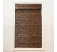 Radiance Bamboo Roman Shade, Cocoa, 23" W x 1.8" H