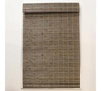 Radiance Bamboo Roman Shade, Wood, Driftwood, 30" W x 64" H