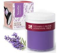 Radiance by Mist Vitamin C Shower Filter Replacement Cartridge + Shower Steamers Aromatherapy - K Beauty Skin & Hair Enhancement, Universal Water Filter Replacement for AquaBliss - Lavender Spa Scent