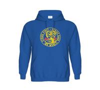 Radiance Cobra Kai Unisex Printed Hooded Sweatshirt - Bold Graphic Hoodie, Soft Cotton-Poly Blend, Durable Design, Perfect for Karate Fans, Comfortable Fit, Colors Royal