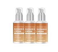 Radiance Cream for Face and Body, Overnight Hydrating Sleeping Mask for Bright, Reduces Dark Spots, Deep Moisture, Improves Skin Clarity, Day and Night Use for Dull, Dry or Oily Skin (3PCS)