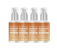 Radiance Cream for Face and Body, Overnight Hydrating Sleeping Mask for Bright, Reduces Dark Spots, Deep Moisture, Improves Skin Clarity, Day and Night Use for Dull, Dry or Oily Skin (4PCS)