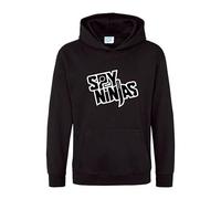 RADIANCE Gamer Ninjas Merch spy Cool Black Hoodie Jumper Unisex Kids Hooded Top
