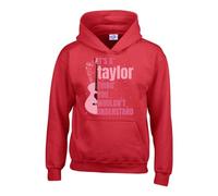 RADIANCE It's a Taylor Thing You Wouldn't Understand Unisex Kids Hoodies Taylor Fans & Music Lovers Kids Hip Hop Casual Streetwear for Fans, Birthday Christmas Taylor Guitar Theme Hoodie | | Red