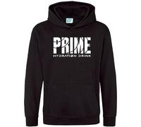 RADIANCE Kids PRIME Hydration Drink Hoodie, Energy Drink, KSI, Logan Paul, Meta Moon Flavour Jumper (as8, age, 10_years, regular, Black)