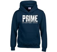 RADIANCE Kids PRIME Hydration Drink Hoodie, Energy Drink, KSI, Logan Paul, Meta Moon Flavour Jumper (as8, age, 8_years, regular, Navy)
