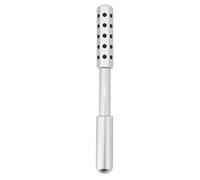 Radiance Roller, Germanium Stone Uplifting Face eye body Massage Beauty Roller/tool Lymphatic Drainage Roller For Skin Tightening firming, De-puffing Neck Skin and Anti-aging (Silver)
