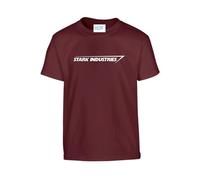 Radiance Stark Industries Salogan kid's adult - Kids unisex T-shirt Salogan Unisex Printed T-Shirt Burgundy