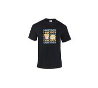 RADIANCE Unisex Youtuber Cartoon Lanky t-Shirt Box t-Shirt Kid's and Adult - Kids Unisex Printed T-Shirt Black