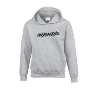 Radiance Unspeakable Inspired Hoodie for Kids - Cartoon and Gaming Graphic Unisex Printed Hooded Sweatshirt, Soft Cotton-Poly Blend, Durable Design, Comfortable Fit, Colors Grey