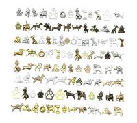 RadianceBiz 100pcs Retro Dog Charms for Jewelry Making