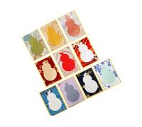 RadianceBiz 10Pcs Calligraphy Paper Mini Blank Festival Ornaments Collection