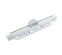 RadianceBiz 30 Hole Punch, 5 Sheet Capacity, Easy Operate A4 Loose Leaf Paper Punch for Desktop, Hand Pressed, for Office Supplies, Studio, White