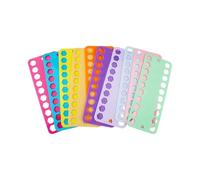 RadianceBiz Organizer for 10 Embroidery Floss Threads, 20 Holes, Cross Stitch Supply Storage Tool