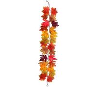 RadianceBiz Reusable Hanging Autumn Leaf Garland for Housewarming Party Festival Outdoor Fall Decoration, Style B