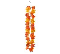 RadianceBiz Reusable Hanging Autumn Leaf Garland for Housewarming Party Festival Outdoor Fall Decoration, Style A
