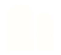 RadianceBiz Set of 2 Arch Covers with Simple Design for Special Occasions, White