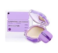 Radiant Base - Waterproof Air Cushion Foundation, Medium to High Buildable Coverage, Long Lasting Concealer Compact, Sweatproof BB Cream, Beauty & Personal Care, Nude Beige 15g Mirror Case Unit