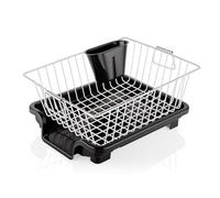 Radiant Basket Drainer & Dish Drainer Basket for Kitchen/Utensil Stand for Kitchen/Dish Drying Rack with Drainer/Bartan Stand/Dish Rack (Stainless Steel)