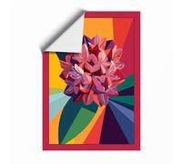 Radiant Bloom Modern Unframed Wall Art Print A4 (29.7×21cm), Wall Decor for Living Room, Bedroom, Office & Home, Art Gift
