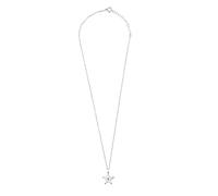 Radiant - Collection Stars - Halskette mit Stern, für Damen, aus Silber, 24 Karat vergoldet, mit silbernem Stern, elegantes und modisches Design., Estándar, Sterling Silber, Zirconia, Silber