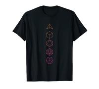 Radiant Colors, Platonic Solids - Sacred Geometry T-Shirt