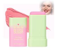 Radiant Cream Blush & Highlighter Stick - Waterproof Long-Lasting Makeup for Cheeks, Lips & Face, 3-in-1 Blendable Blusher, Shimmer Bronzer Contour, Multi-Use Beauty Stick On-the-Go (03# Shy Pink)