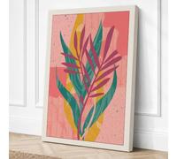 Radiant Form Botanical Canvas Wall Art Print 24x16 Inch (61 x 41 cm)