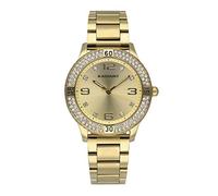 Radiant Frozen Women's Analogue Quartz Watch with Stainless Steel Strap RA564201, Gold, Bracelet, Gold, Bracelet