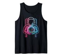 Radiant Galaxy Lapidary Artist Finding a Cosmic Mineral Tank Top