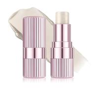 Radiant Glow Highlighter & Illuminating Cream Stick - Natural Face Contour, Blush & Luminosity, Buildable Pearlescent Beige, Twist-Up Portable Makeup for Cheekbones & Brow Bones