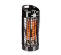 Heat Guru 360 Stand Radiant Heater 1200 / 600W 2 Heat Settings IPX4 Black