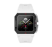 Radiant - L.A. Collection - Smart Watch, Smartwatch with Heart Rate, Blood Pressure Monitor, Sleep Monitor and Digital Activity Bracelet Function. Compatible with Android iOS., White., One size, Strap