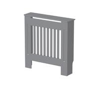Radiant Living Vertical Slats Radiator Cover Modern Anthracite Grey Painted MDF Living Room Cabinet for Radiators, Small (H: 81.5 / W: 78 / D: 19 cm)
