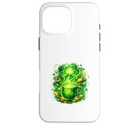 Radiant Lucky Clover Chaos Energy Design Case for iPhone 16 Pro Max