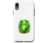 Radiant Lucky Clover Chaos Energy Design Case for iPhone XR
