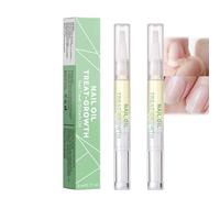 Radiant Nail Growth Oil Set - 2PC Cuticle & Nail Nutrition Pen for Strong, Moisturized Nails. Rejuvenate, Strengthen & Care for Dry w/Natural Ingredients