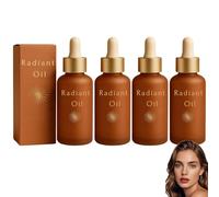 Radiant Oil, Herbionyx Radiant Oil, Advanced Tanning Compact Body oil, Tan Luxe Face Drops, Enhancing Natural Skin Tone for a Genuine,Sun-Kissed Glow, Nourishing Self-Tanning Tan Enhance (4)